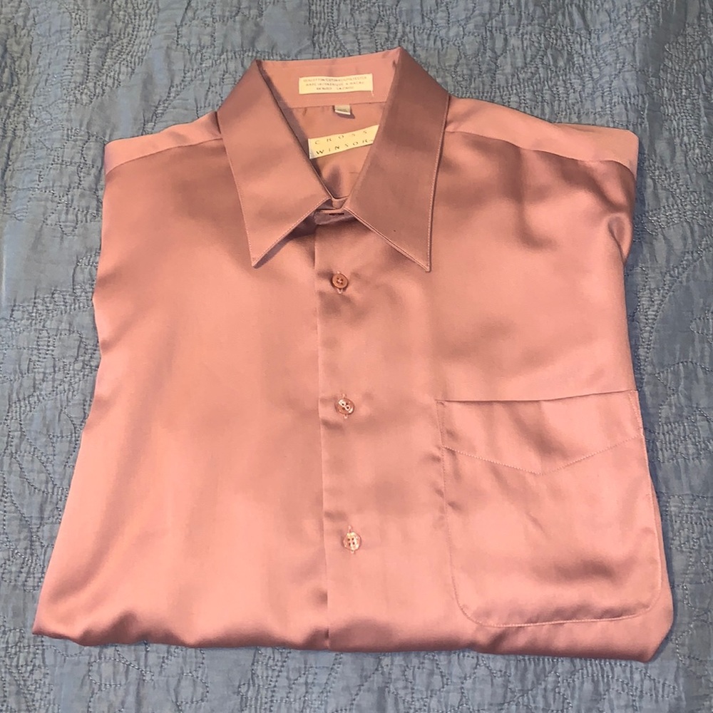 Men’s Button-down dress shirt- lavender/pastel purple